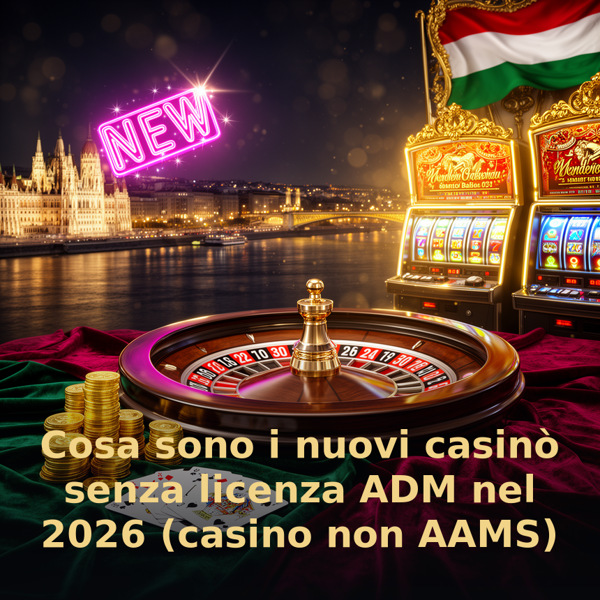 Cosa sono i nuovi casinò senza licenza ADM nel 2026 (casino non AAMS)